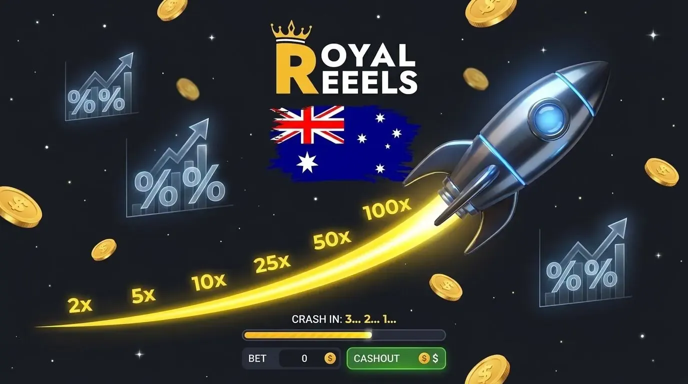 Rocket soaring with flag and 202